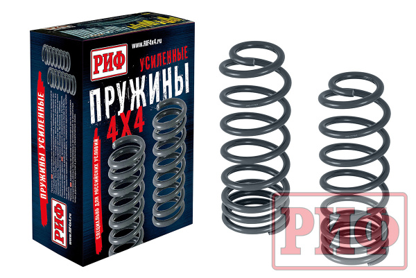 Пружины РИФ задние Toyota Land Cruiser Prado 95, 4runner 1996-2002 0-100 кг лифт 25 мм