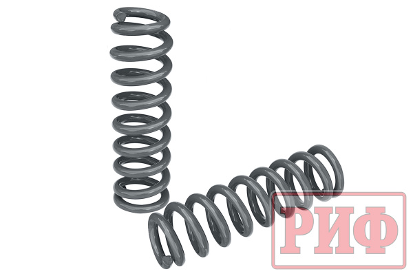 Пружины РИФ передние Toyota Land Cruiser Prado 150 дизель 0-50 кг, бензин 4.0 70-100 кг лифт 45мм , Changan Hunter Plus 70-100 кг лифт 45мм