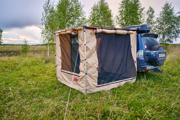 Стенки к автомобильной маркизе (тамбур) РИФ 2х2,5 м Стенки к автомобильной маркизе (тамбур) РИФ 2х2,5 м
