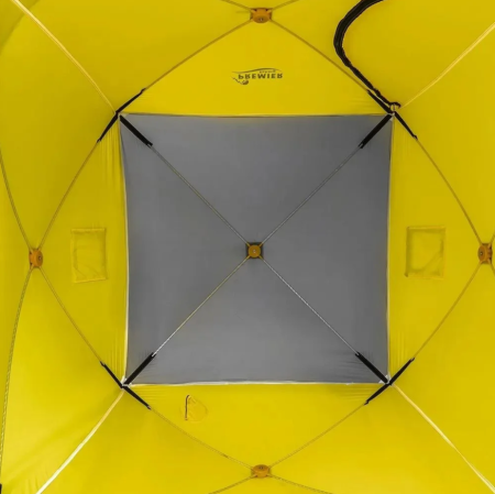 992 Палатка зимняя PREMIER Куб-3 желтый/серый