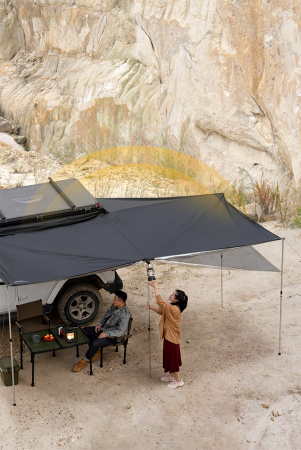 92 Маркиза автомобильная Wild Land веерная 2,4х2,2 м (левая)