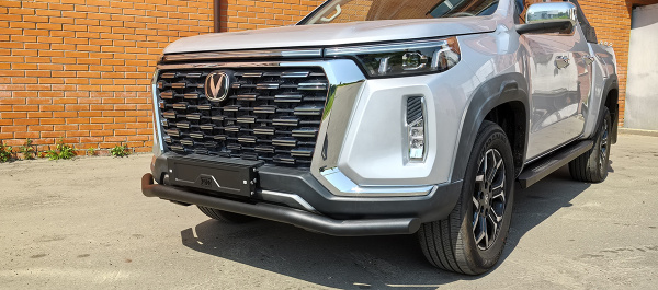 Бампер РИФ силовой передний/защита штатного бампера Changan Hunter Plus c защитой радиатора (устанавливается только с площадкой RIFF70-30000)