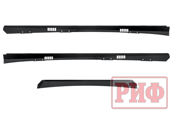 Багажник экспедиционный (платформа) алюминиевый РИФ 1150x2080 мм для Toyota Land Cruiser Prado 120 (с крепежом)