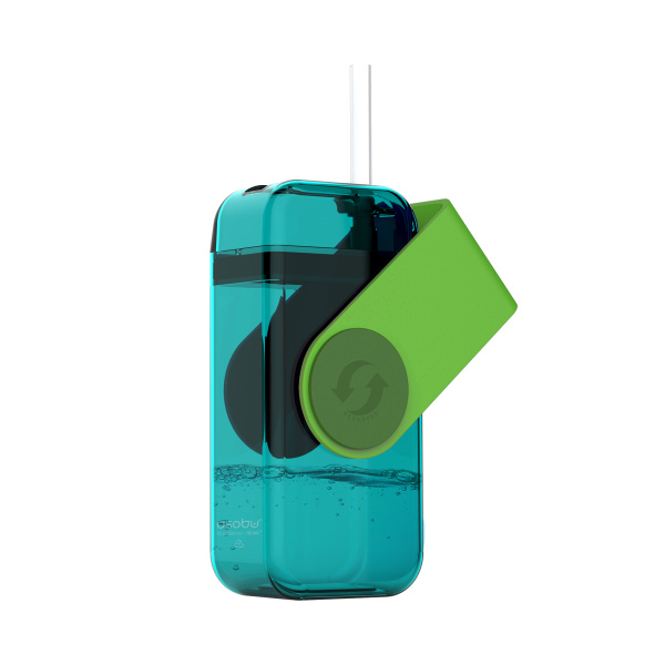 Бутылка JUICY DRINK, 290 мл, бирюза/зеленый