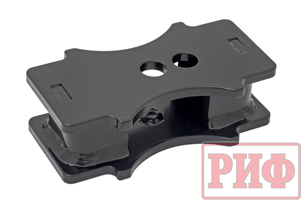 Проставка РИФ рессора-мост H=40 мм (отв.14,5 мм, ось13 мм)