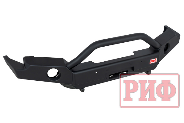 Бампер РИФ силовой передний для ГАЗ Соболь NN 4x4 под штатные фары, с центральной защитной дугой, стандарт