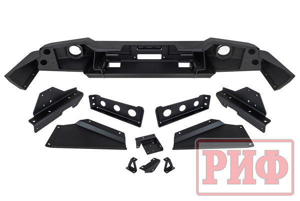 Бампер РИФ силовой передний для ГАЗ Соболь NN 4x4 под штатные фары, стандарт