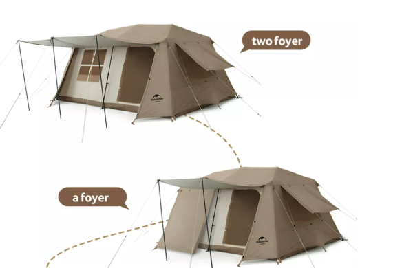 1 Палатка Naturehike Village 13 автоматическая 5-8-местная