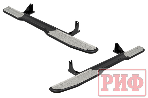 Пороги РИФ силовые Mazda BT50/Ford Ranger 2006-2011