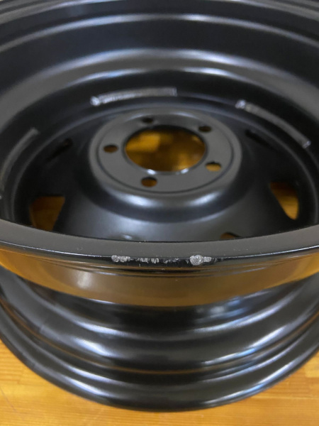 2 Диск усиленный JEEP стальной черный 5х114,3 7xR16 d84 ET0 (треуг. мелкий)(уценка)