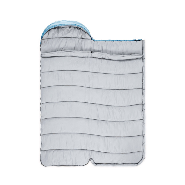 3.Мешок спальный Naturehike U250S, (190х30)х75 см, (правый) (ТК: 0°C), голубой