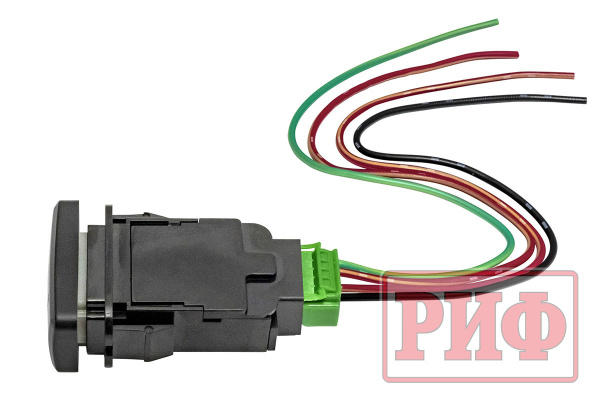 Кнопка ВКЛ/ВЫКЛ, белый, FRONT DIFF LOCK TOYOTA 40x20