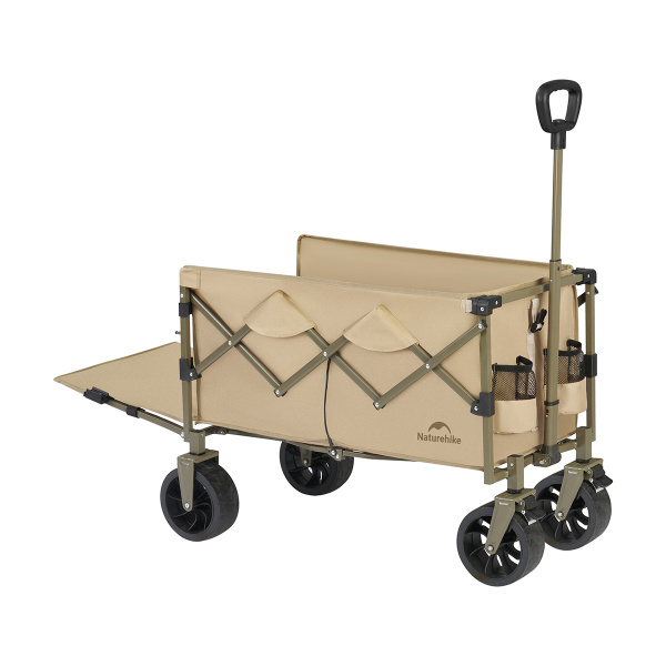 Тележка туристическая Naturehike Light 88х51х97 см, 100+50 л, коричневая