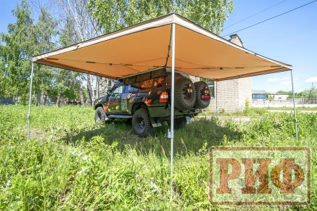 Маркиза автомобильная РИФ веерная 3,0х3,0 м (левая) Маркиза автомобильная РИФ веерная 3,0х3,0 м (левая)