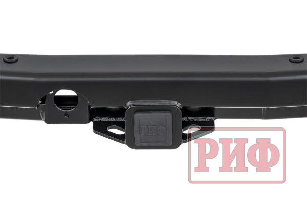 Бампер РИФ задний силовой/защита штатного бампера Mitsubishi Pajero Sport 2021+ c квадратом под фаркоп