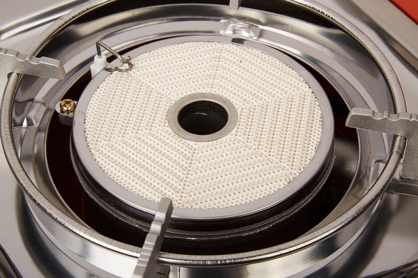 Плита газовая TOURIST SOLARIS портативная, керамическая, в кейсе