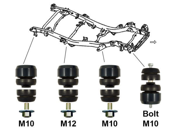 Лифт кузова Suzuki Jimny 25 мм