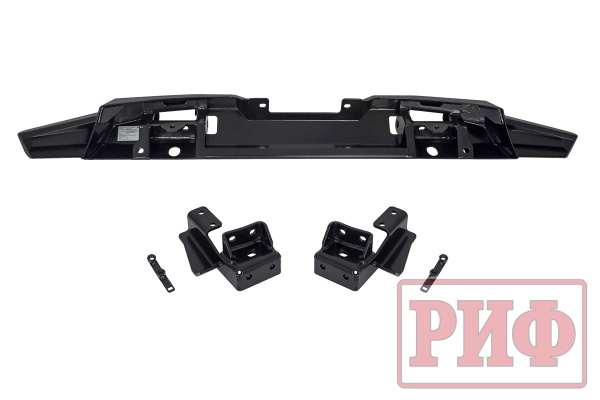 Бампер РИФ силовой передний Mitsubishi Pajero Sport 2015-2020 под площадку для лебёдки RIFPS3-30000