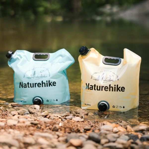 Канистра Naturehike Ling Wo для воды, 10 л., мягкая, желтая