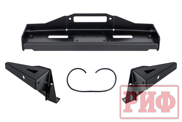 Площадка РИФ под лебёдку в штатный бампер Nissan Patrol Y62 2010+