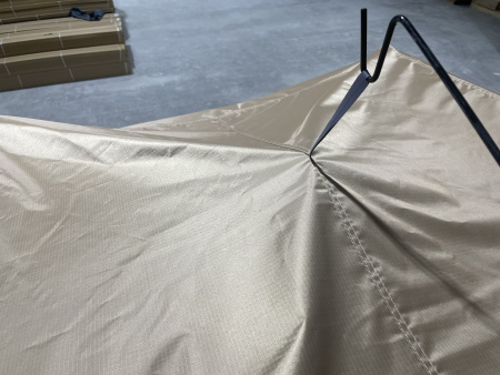 3 Тент-маркиза РИФ - душевая кабинка с тканевой крышей.