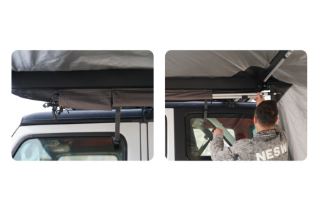 94 Маркиза автомобильная Wild Land веерная 2,4х2,2 м (левая)