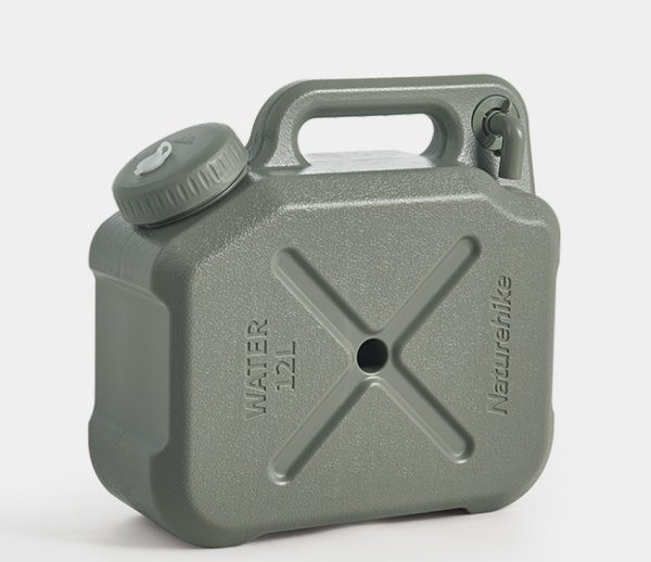 Канистра кемпинговая, 12 л. для непитьевой воды, зеленая