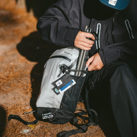 8 Рюкзак туристический Naturehike Hydrogen 15 л, белый