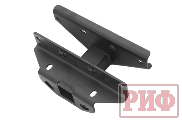 Бампер РИФ силовой задний Jeep Wrangler JK 2007-2018 с квадратом под фаркоп и фонарями, стандарт